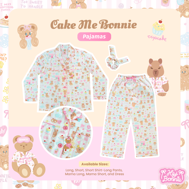 [สำหรับผู้ใหญ่] Cake me bonnie🍰 Pajamas l Hej Bonnie Official | Lazada ...
