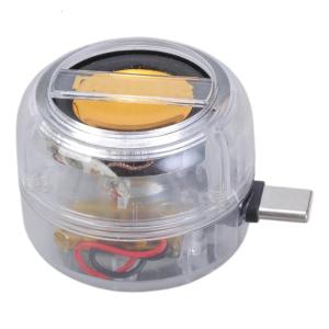 Mini điện thoại di động Âm Nhạc Máy Nghe Nhạc Xách Tay loa không dây du lịch nhỏ gọn Loa Siêu Trầm Với vỏ trong suốt Trường Hợp Thiết Kế