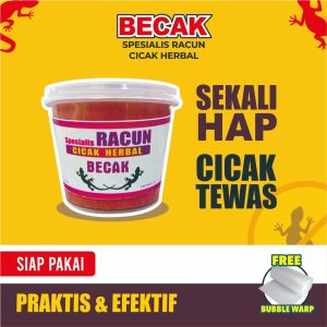 Racun Cicak BECAK Bunuh Cicak Sekali Hap