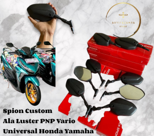 Spion Custom Ala Luster PNP Vario Beat Pcx Nmax Aerox Universal Honda Yamaha