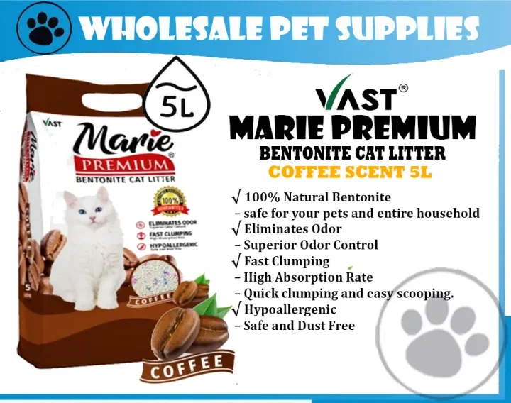 MARIE Premium Cat Sand COFFEE 5L Lazada PH