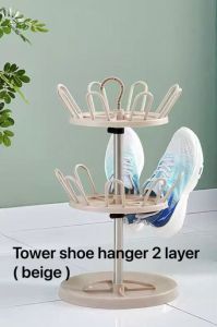 SHENAR JEMURAN SEPATU SUSUN / RAK GANTUNG SEPATU / RAK JEMURAN SANDAL SEPATU GANTUNG PUTAR
