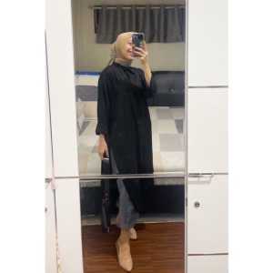 Masya Long Tunik Tunik Wanita Lengan Panjang Atasan Wanita Remaja Ootd Tunik Long Dress Kekinian Atasan Wanita Korean Style Tunik Cotton Soft