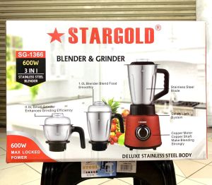 Blender stargold 3in1 stinless steel blender sg1366