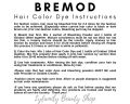 Bremod New Color 0/000 Super Lightening Cream 100ml Lifts up to Level 8 White Dust Hair Color Dye. 