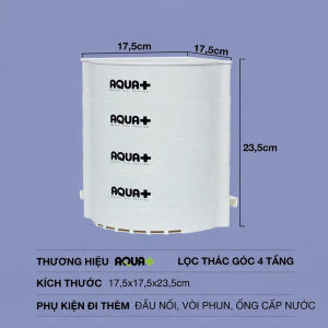 lọc góc 4 tầng aqua + kt 175x175x235cm