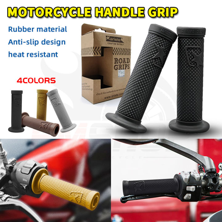 PMShop Ariete Handle Grip With Star Logo Design Motorcycle Road Grips ...