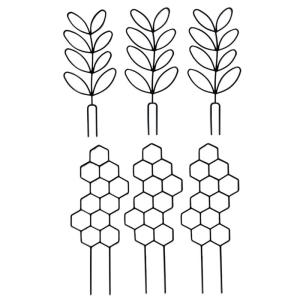 6 cái trong nhà trellis dây nhựa vườn trellis nhỏ leo trellis cho vườn trồng trong chậu leo nhà