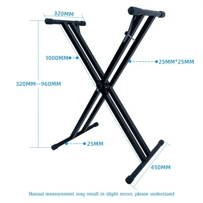 High Quality Digital Piano Keyboard Stand Adjustable Foldable Digital Piano Keyboard Bench Stool