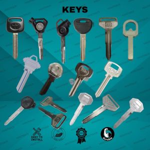 Universal Spare Key Durable Metal Easy to Use