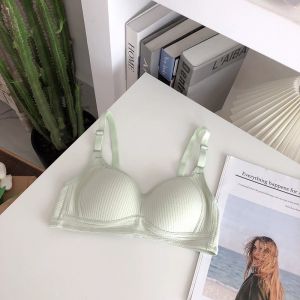 EFBRA556 Bra Bra motif garis lurus Push Up Style Senam Zumba Yoga Pakaian Dalam Wanita