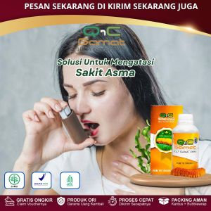 Obat Asma Nyeri Dada Sesak Nafas Sulit Bernapas Nyeri Ulu Hati Bronkitis Ispa Infeksi Saluran Pernafasan Napas Terasa Berat Dada Panas Paru-Paru Nyeri Atasi Dengan QnC Jelly Gamat