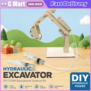 Needle Tube Excavator DIY Educational Physics Experiment Toys Gift for Children Learning Laboratory Toys Children DIY Assemble