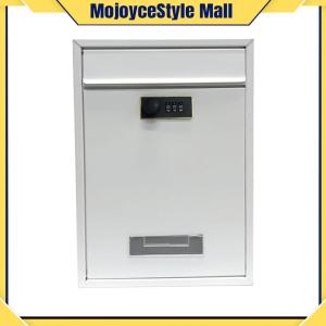 【Mojoyce】 Outdoor Wall Mailbox with Rainproof Features and Secure Lock for Post Security in All Weather Conditions
