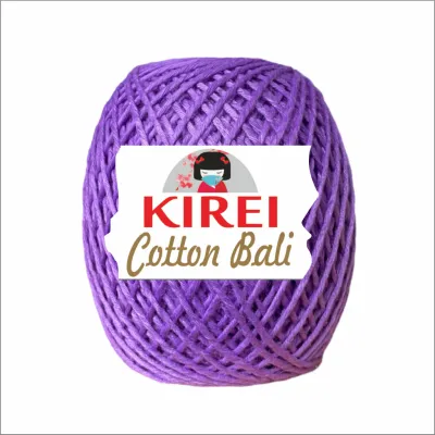 Benang Rajut Katun Bali - Kirei Soft cotton Big Ply Panjang 190 mm - Premium Milk Cotton - Polos Lembut Tebal Light 2DK Berat 100 Gram
