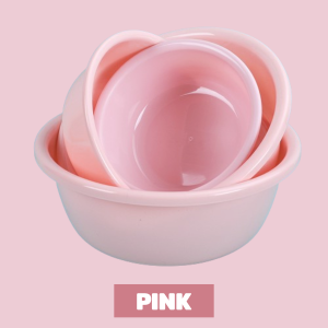 กะละมังพลาสติก กะละมังซักผ้า ทรงกลม Laundry tub ใช้สำหรับซักถุงเท้า ชุดชั้นใน หรือล้างผักผลไม้