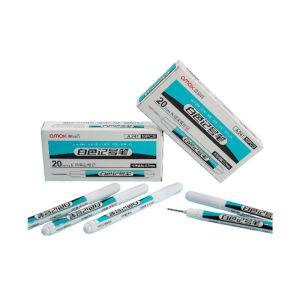 10Pcs/set 0.7mm Oily White Mark Pen Multi-purpose Deep Hole Marker Pen Long Head Marker Pen
