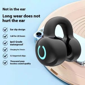 Burmester เสียงประกอบ Clip-On ชุดหูฟังบลูทูธไร้สาย Open Bone Conduction Sports Noise-Canceling Super Endurance