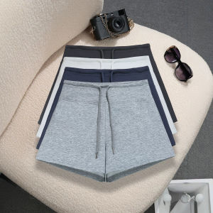 COD gray sports shorts womens outer wear summer new thin riding a word hip wrap slim Spice Girl yoga pants 60622026 new product