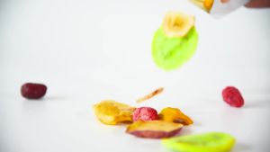 俏美味综合水果脆片500g混合水果脆冻干水果干草莓脆零食Freeze-dried fruit crisps