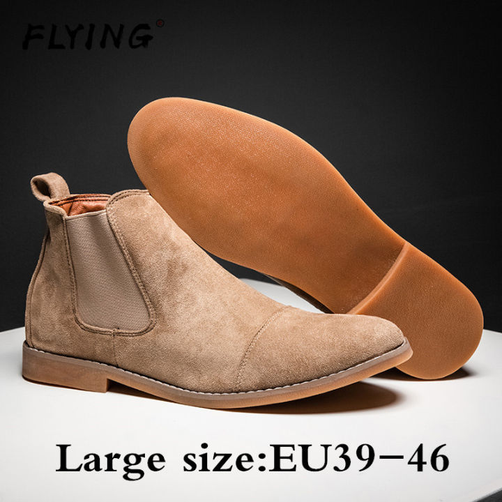FLYING Fashion Martin Boots New Large Size 45 46 Men's High-top