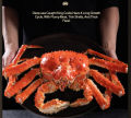 Russian Crab Legs Canned Crab Meat Ready To Eat Instant Natural Seafood Canned Food Ready To Eat Premium Seafood Instant Snack Can Salads Pasta Ingredient. 