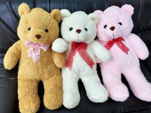 ตุ๊กตาหมียืนผ้าขนหนูนุ่มๆ ใยสังเคราะห์ล้วนๆ 25นิ้ว