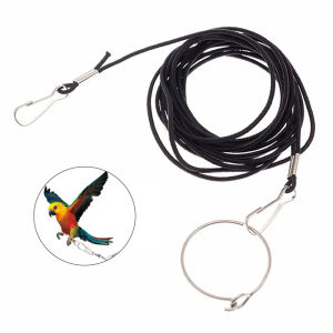 Training Leash with Training Ring for Birds Parrot