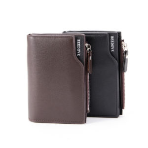 LEGILIMENS European and American Calm Business Style Mens Leather Wallet 2022 Summer Popular Vertical Card Bag Coin Purse