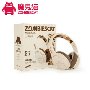 ZOMBIESCAT S5 Wireless Bluetooth Headphones Ultra Long-Life Bass-Heavy Gaming Earphones Noise Cancellation Low Latency Headsets