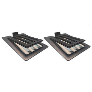 Tilted Desktop Speaker Stands Heavy Duty Metal Construction For Most Studio Monitors