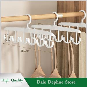 [Dale Dephne] ที่แขวนบราสำหรับตู้เสื้อผ้า1ชิ้นชั้นวางอเนกประสงค์แบบหมุนได้360 ° พร้อมตะขอสำหรับกระเป๋าคาดเอวท่อนบนของแบบประหยัดพื้นที่