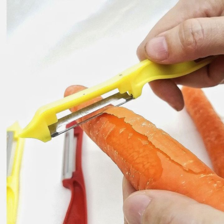 Household sharp stainless steel plastic fruit peeler paring knife ...