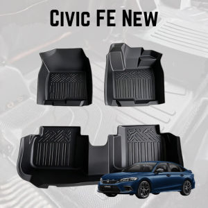 Civic FE 2022-2026 MAGIC MAT 5D TPE Carpet Car Mat Karpet Kereta
