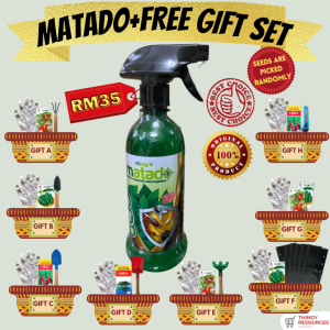 [MATADO READY STOCK] Milagro Matado Organic Insect Repellent + FREE GIFTS/Matado Penghalau Serangga Organik + Hadiah Percuma