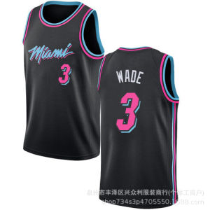 Heat 3 Wade Heat Pressed Jersey 6 No. James 1 Bosh 23# Butler Basketball Jersey