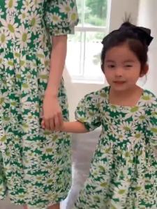 Mother-Daughter Terno Dress & Korean Style Family Dress