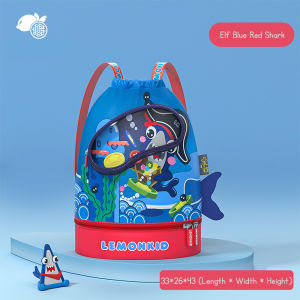 Childrens Multi-functional Swim Bag with Drawstring Closure Beach Bag.