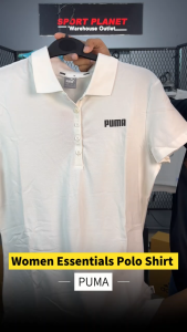 Puma Women Essentials Polo Shirt Baju Perempuan (854785-02) Sport Planet 31-43