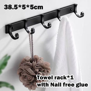 BLINGOO Shelving Bathroom Organizer Rack Towel Holder Toilet Wall Hooks Corner Shelf Toilet Kitchen hook no Punching