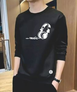 Sale Spesial Sweater Keren Crewneck Kaos Pria Trendy Sweatshirt Elegan Baju Cowok Headset Music