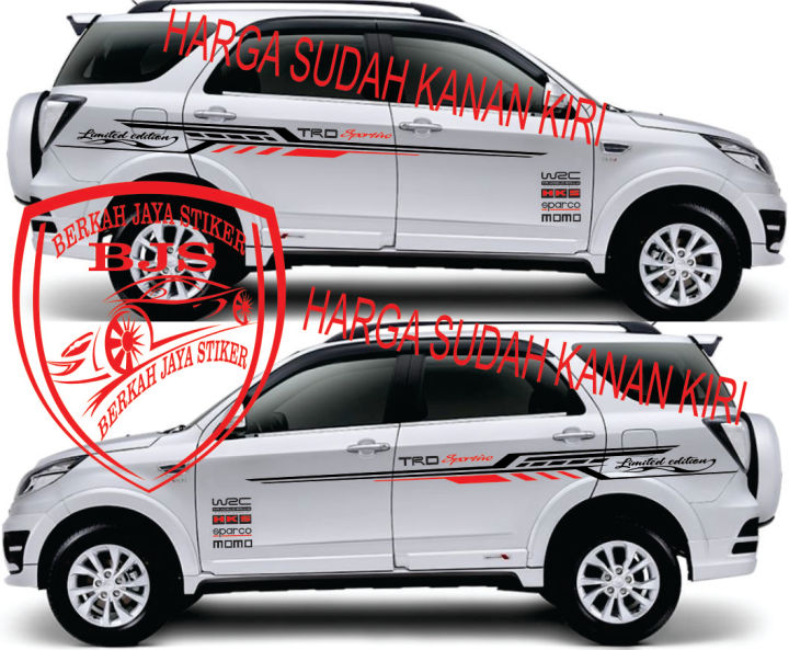 NEW STICKER VARIASI BODY SAMPING CUTTING STICKER DECAL VARIASI MOBIL