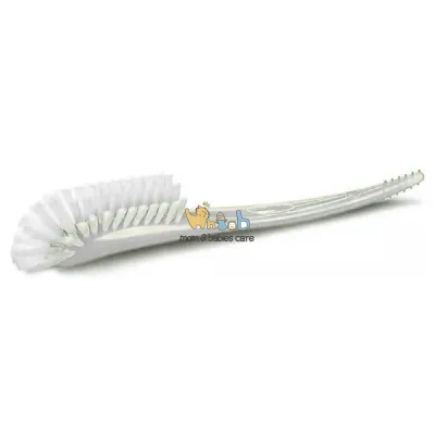 Hntob 2 in 1 Bottle & Nipple Brush With PVC (plastic) Cover Cleaner Natural Bristle Newborn Infant Need