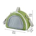 Hedgehogs Travel Handbag Washable Pet Carriers With Ventilated Holes Safety Strap and Zippers For Daily Outdoor Trip. 