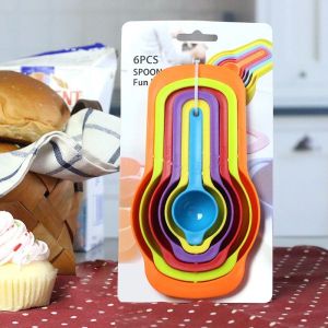 6 pcs PP measuring spoons cooking tools measuring cup mini scales baking coffee tea kitchen gadgets