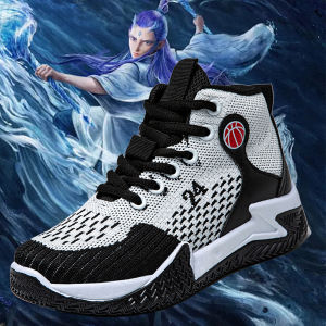 Kids Heyshoe KOBE Mamba Rage Basketball Shoes Fashion Children Braided Rubber Basketball Sneakers