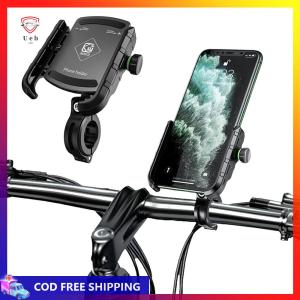 Motorbike Phone Mount Anti-Vibration Motorcycle Bike Phone Holder for Mountain Biking Scooters & Dirt Bikes