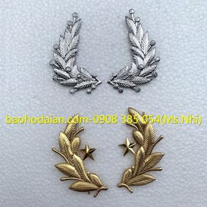 Phụ kiện cành tùng ve áo cài cổ áo bảo vệ- Hình thật Hàng sẵn