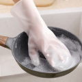 Găng tay rửa chén cao su chống nóng, bao tay đa năng  có gai 2 bên tạo bọt tăng độ bám dính. 