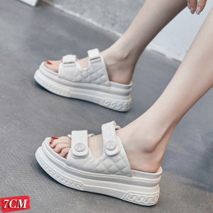 Dép Nữ Xinh 2 Quai Cao Da PU 7CM X449-0903